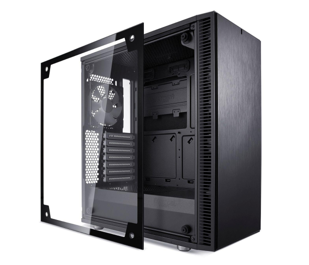FRACTAL DESIGN Define C TG Black 3.5'HDD 2.5'SDD uATX/ATX/ITX FD-CA-DEF-C-BK-TG - 378349 - zdjęcie 7